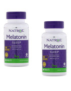NATROL MELATONINA 3MG TIME RELEASE 100 TABLETAS X 2