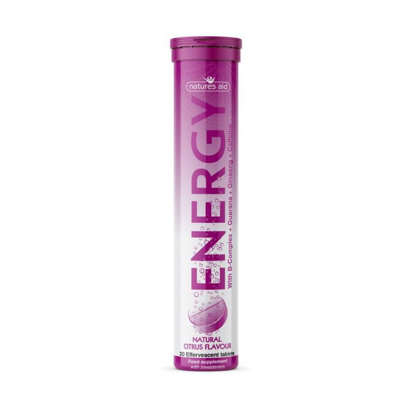 NATURES AID ENERGY 20 COMPRIMIDOS EFERVESCENTES
