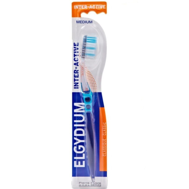 Elgydium inter-active cepillo de dientes medio clásico