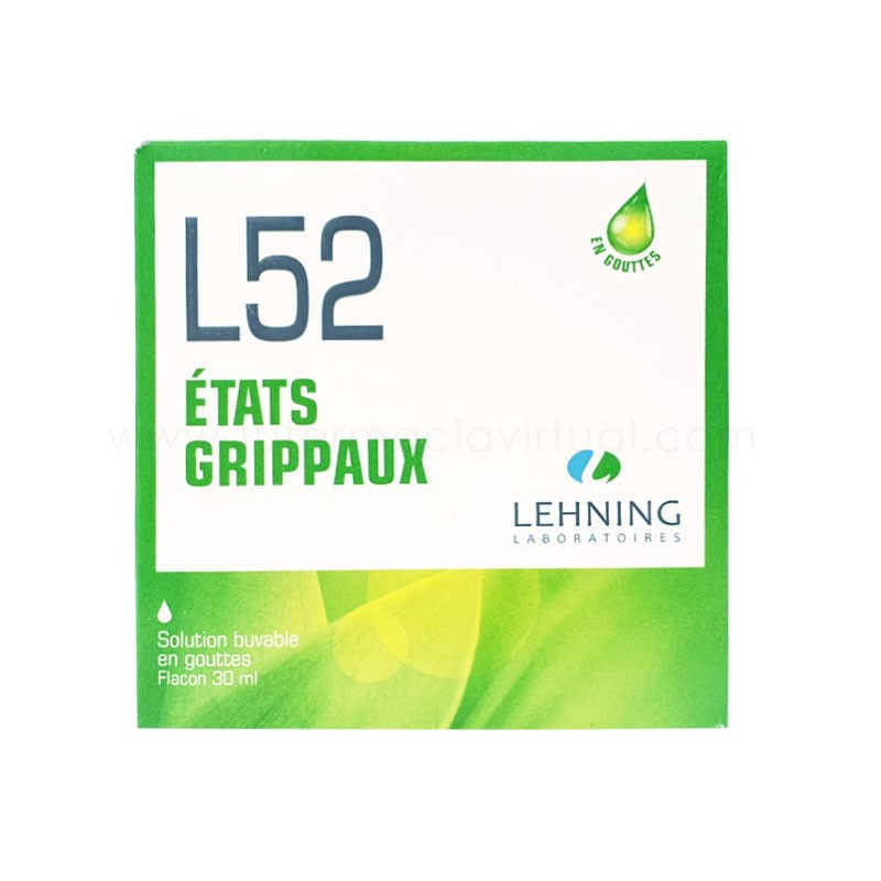 Lehning L52 Estados Gripales Gotas 30ml