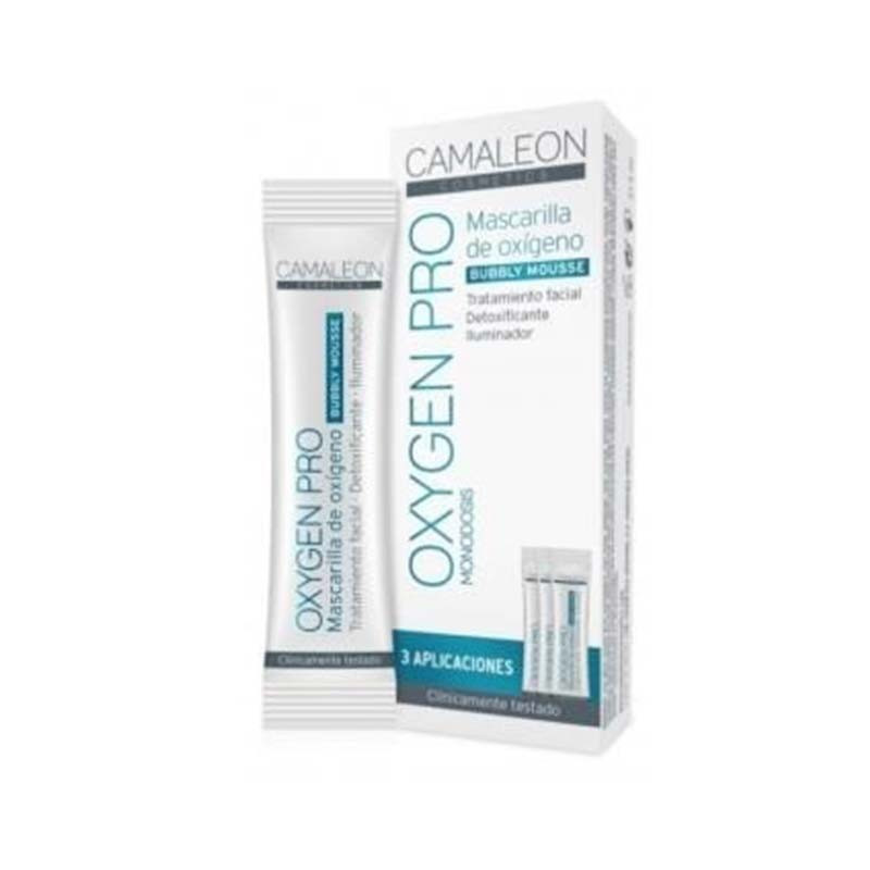 Camaleon Oxygen Mask Detox Tratamiento Iluminador 3 aplicaciones