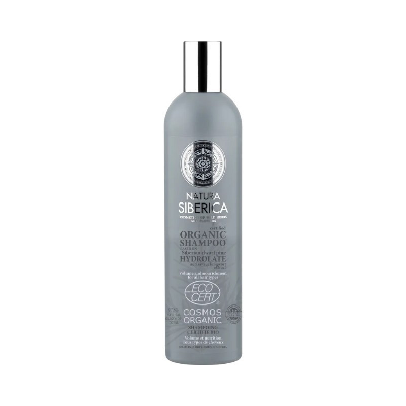 NATURA SIBERICA ORGANIC CHAMPU VOLUMEN NUTRICION 400ML