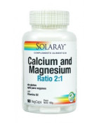 SOLARAY CALCIO MAGNESIO RATIO 2:1 90 CÁPSULAS