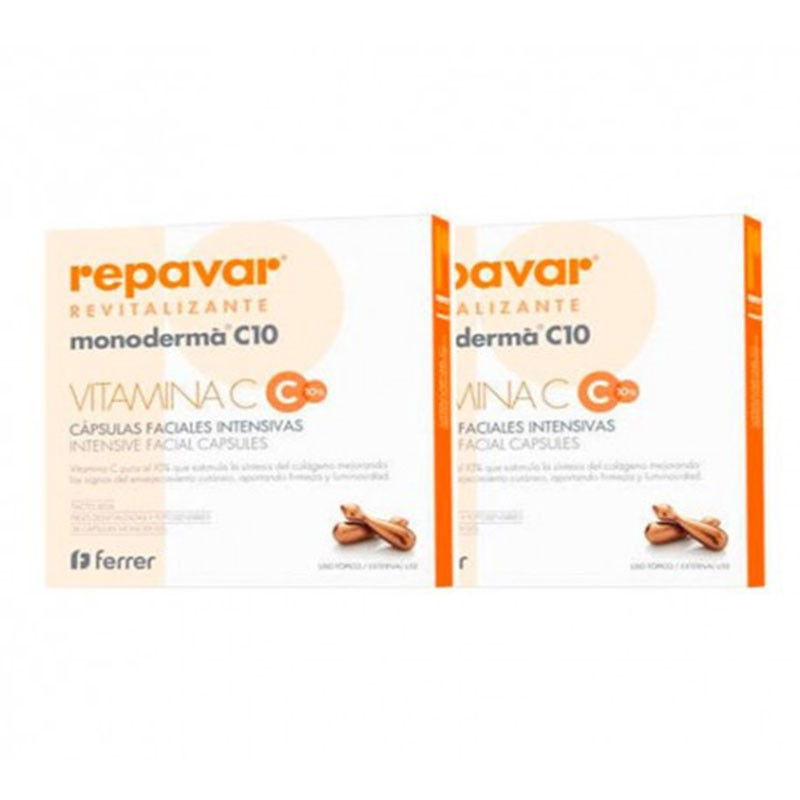Repavar Monoderma C10 Vitamina C 28 ampollas x2 unidades