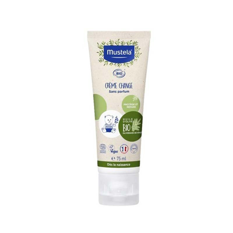 Mustela Crema Cambio Pañal Bio con Aceite de Oliva 75ml