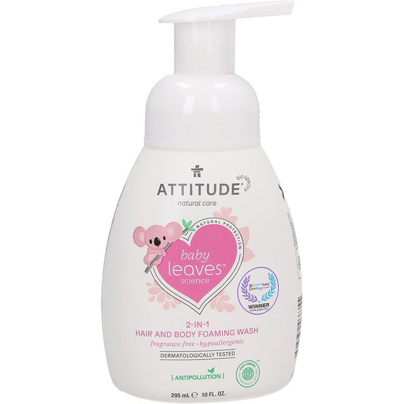 Attitude Baby Leaves Champú-Gel de Baño 2 en 1 295ml
