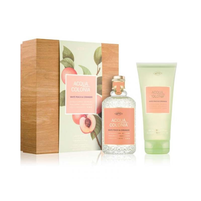 4711 Acqua Colonia White Peach Coriander Cofre Eau de Toillette y Crema de Ducha