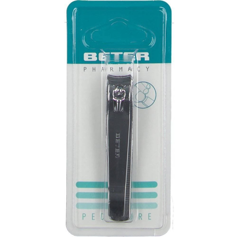 BETER CORTAUÑAS DE PEDICURA CROMADO CURVO