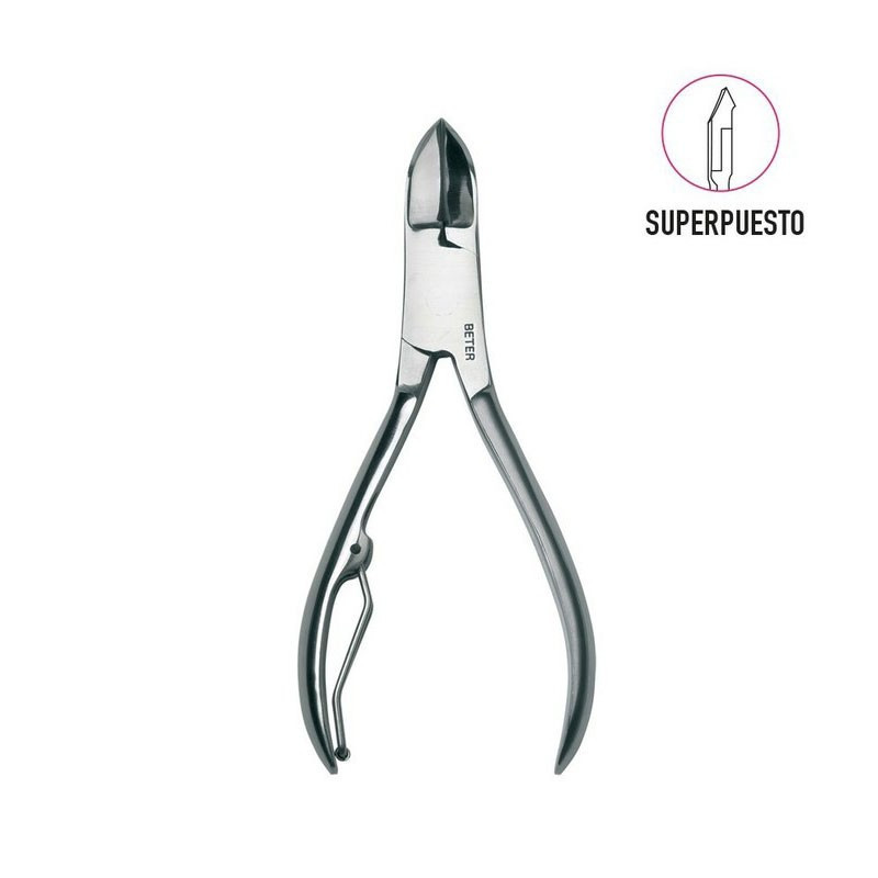 Beter alicate para uñas cromado 24009