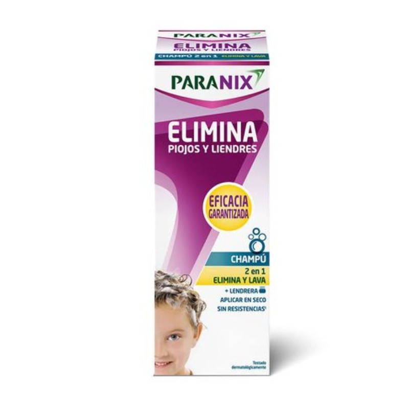 PARANIX CHAMPU ELIMINA PIOJOS Y LIENDRES 200ML