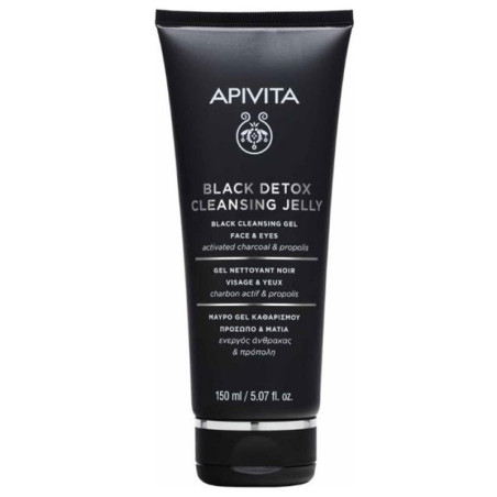 Apivita Black Detox Gel Limpiador Rostro y Ojos 150ml