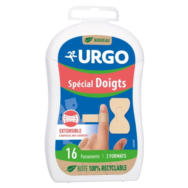URGO SPECIAL DOIGTS 16 PANSEMENTS