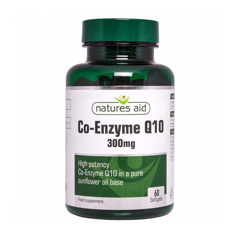 natures aid co-enzyme Q10 60capsulas