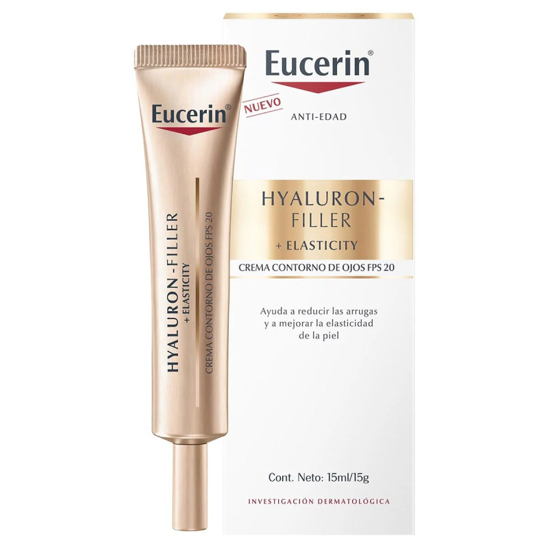 Eucerin Hyaluron Filler Elasticity Contorno de Ojos FPS20 15ml