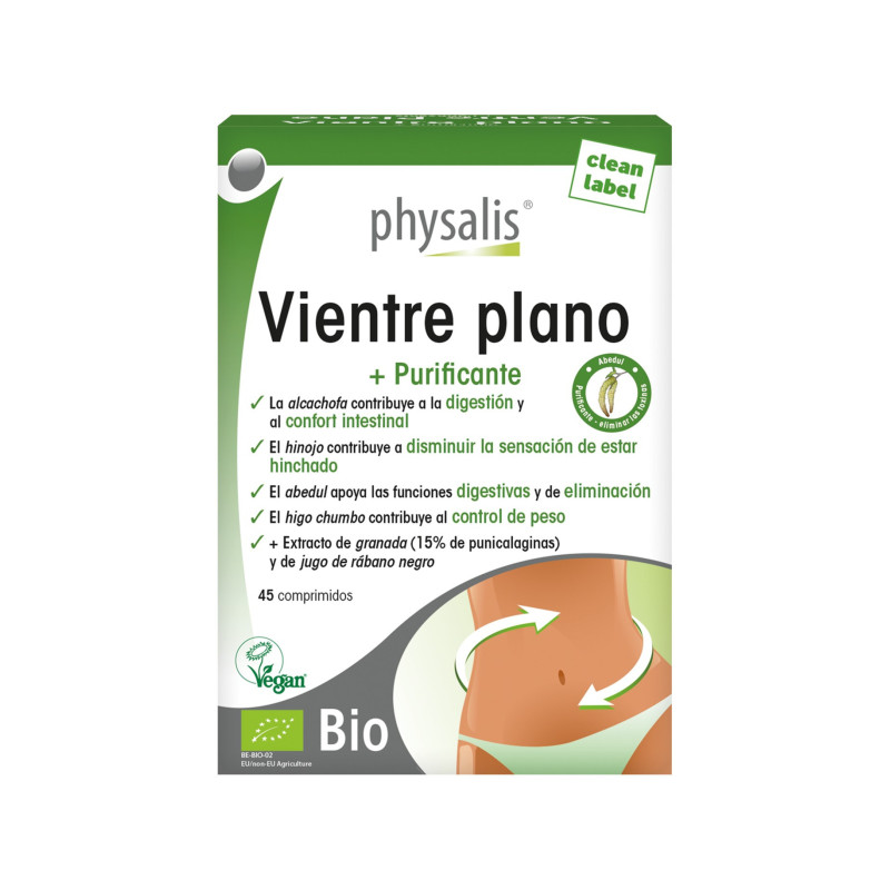 Physalis Vientre Plano 45 comprimidos