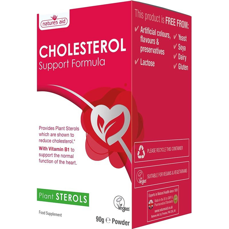 Natures Aid Cholesterol Support Formula Polvo 90gr