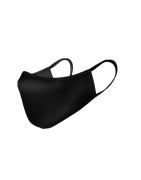 Mascarilla Higiénica de Tela Reutilizable Color Negro Talla M