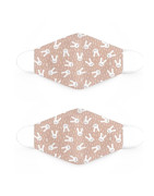 Suavinex Mascarillas Higiénicas Infantiles 6-10 años Rosa Conejitos x2 unidades