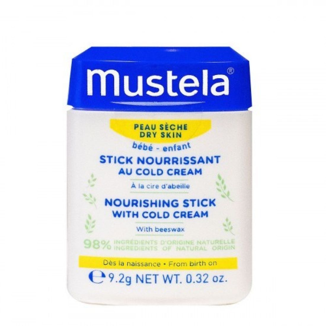Mustela Stick Nutritivo Cold Cream Piel Seca 9.2gr