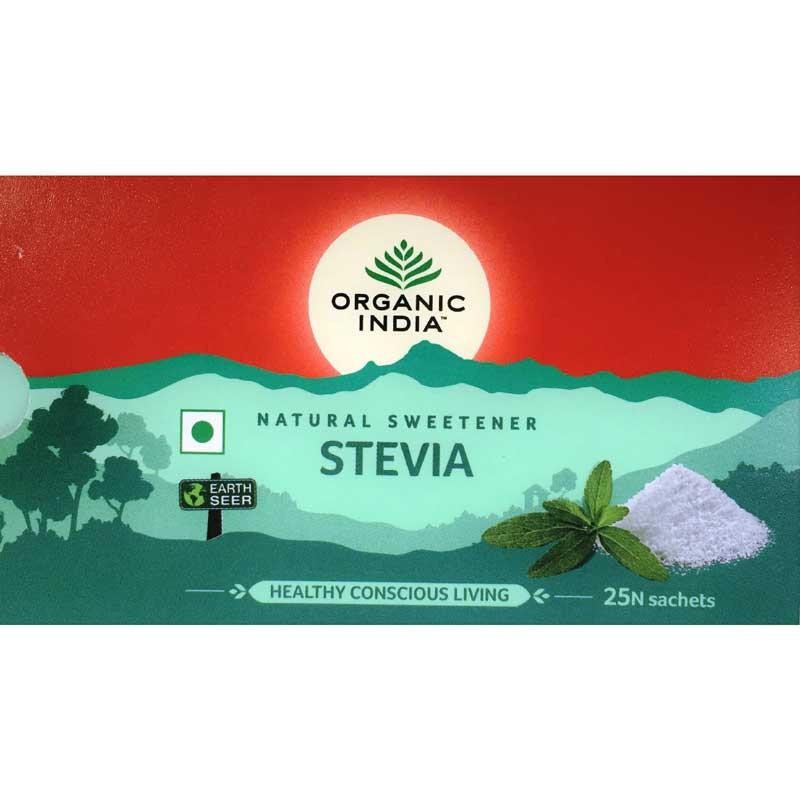 Organic India Stevia 25 sobres