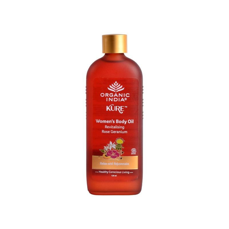 Organic India Kure Revitalising Rose Geranium 120ml