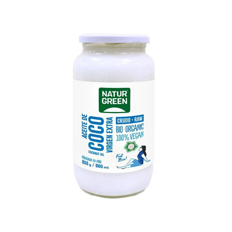 NATURGREEN ACEITE VIRGEN DE COCO 800