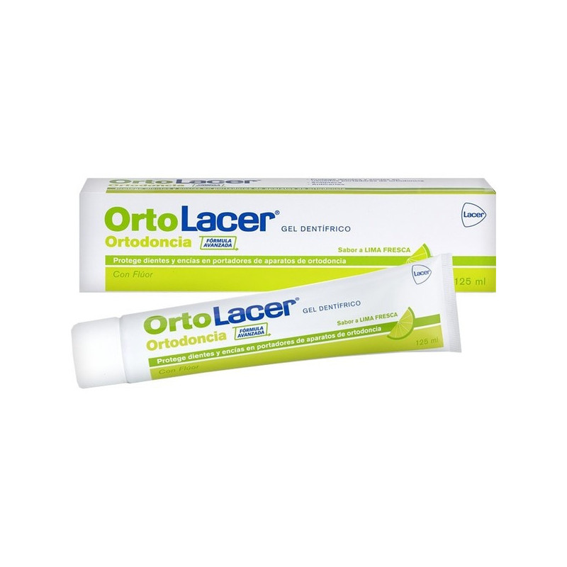 ORTOLACER GEL DENTRIFICO LIMA FRESCA 125ML