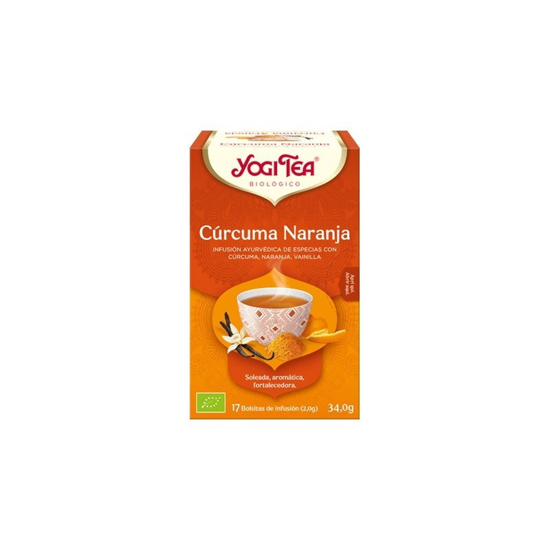 YOGI TEA CURCUMA NARANJA 17BOLSITAS DE INFUSION