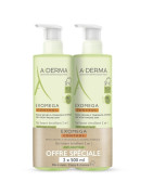 Aderma Exomega Control Gel Limpiador Emoliente 2 en 1 2X500ML