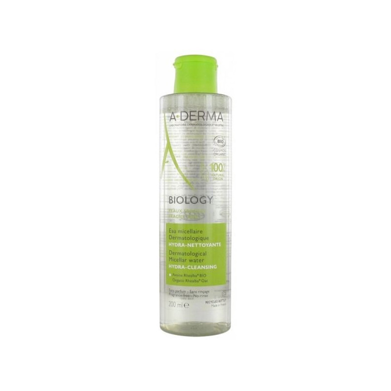 Agua micelar orgánica A-Derma Biology 200ml