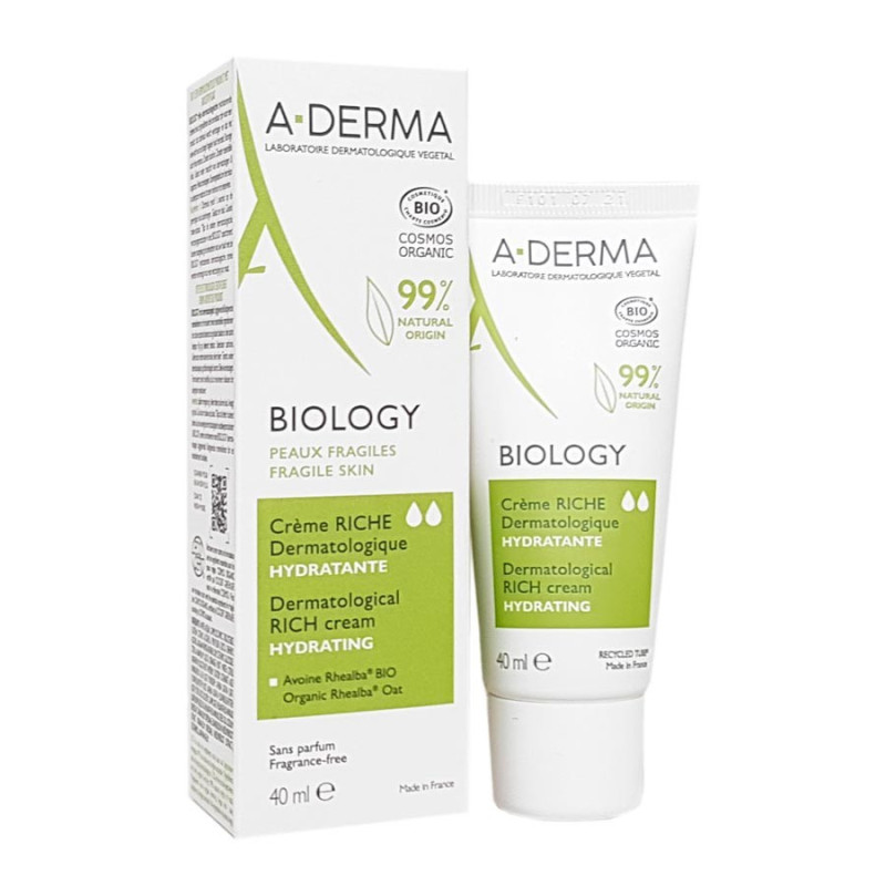 A-derma Biology Crema rica hidratante 40ml