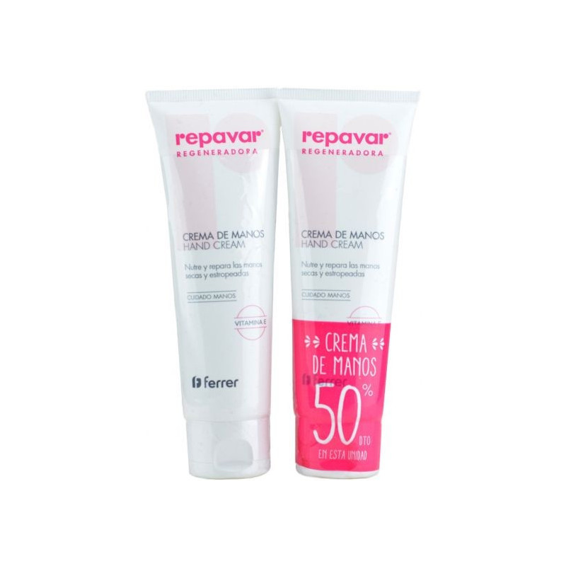 Repavar crema de manos duplo 50%