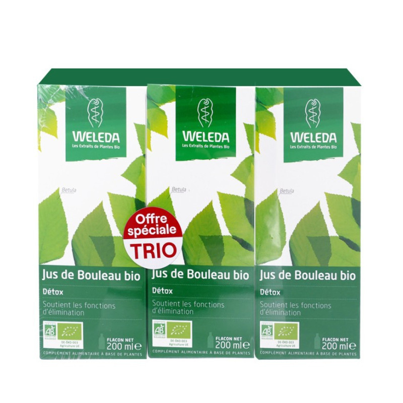 WELEDA TRIPLE DETOX ABEDUL BIO 3X200ML