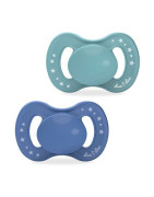 LUC ET LÉA CHUPETE ANATOMICO AZUL +18 X 2