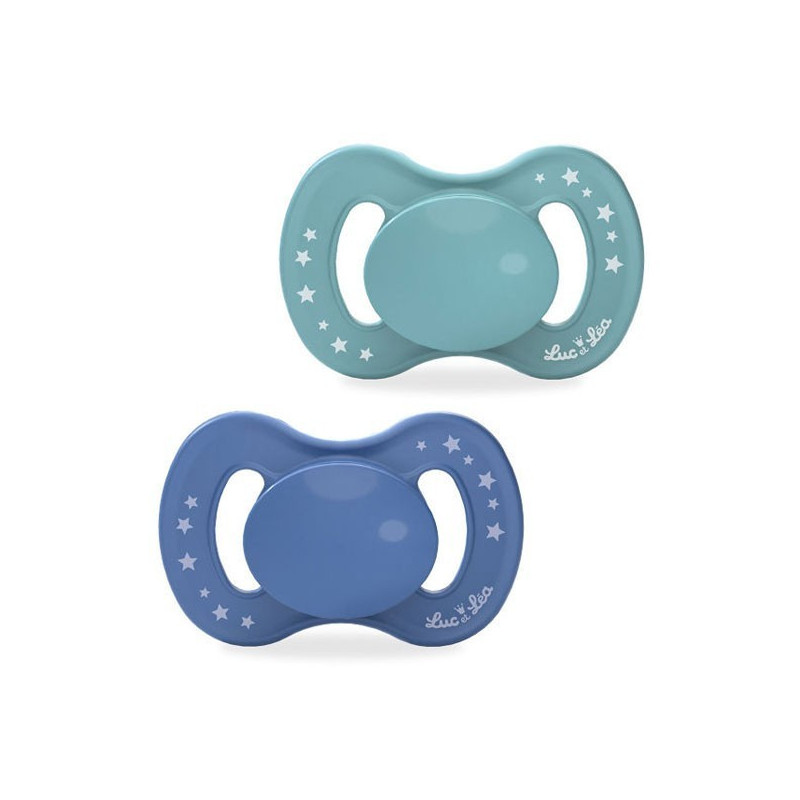 LUC ET LÉA CHUPETE ANATOMICO AZUL +18 X 2