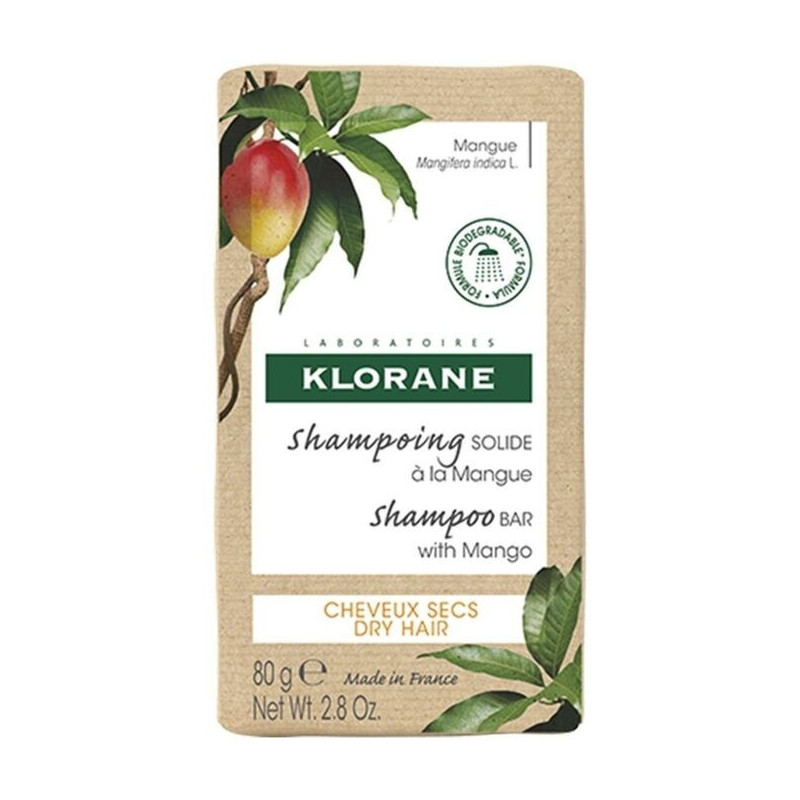 KLORANE CHAMPU SOLIDO MANGO 80GR