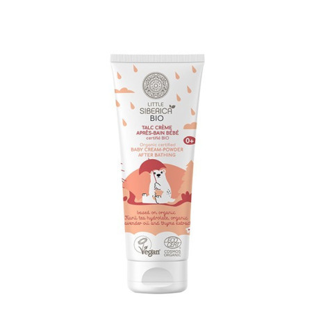 Little siberica bio crema con talco 75ml