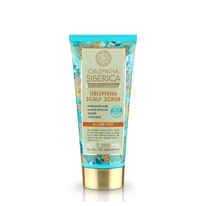 Oblepikha exfoliante para el cuero cabelludo 200ml