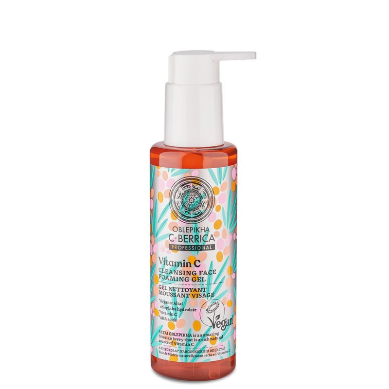 Oblepikha C-Berrica gel limpiador facial espumoso 145ml