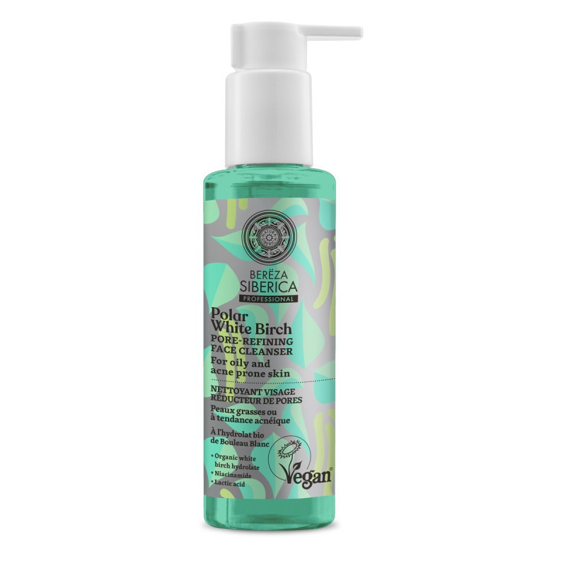 Bereza siberica polar white birch limpiador facial refinador de poros