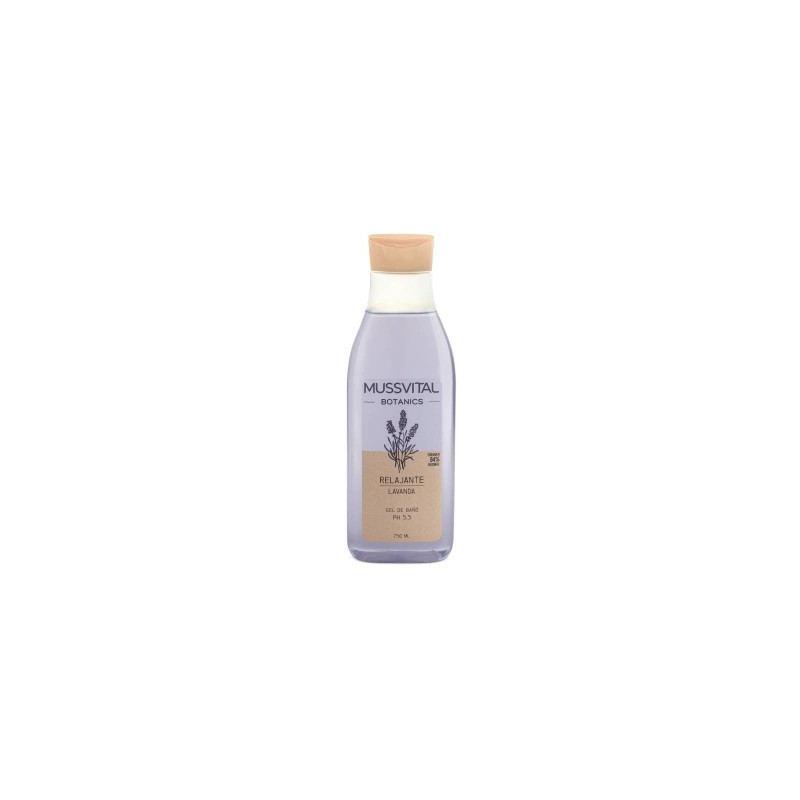 Mussvital botanics gel de baño de lavanda relajante 750ml