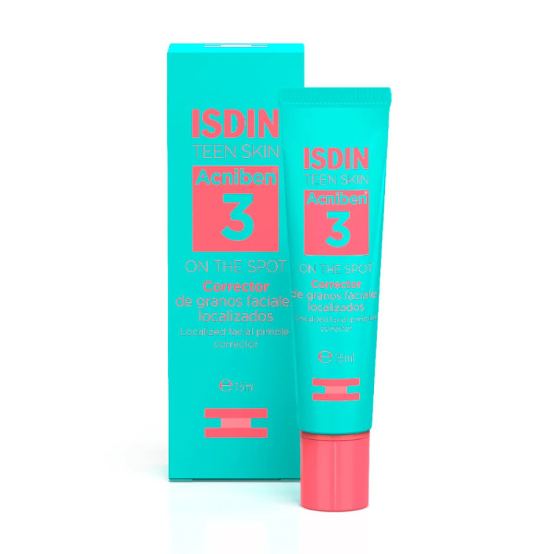 ISDIN ACNIBEN On the Spot Gel Secante Corrector de Granos Faciales 15ml