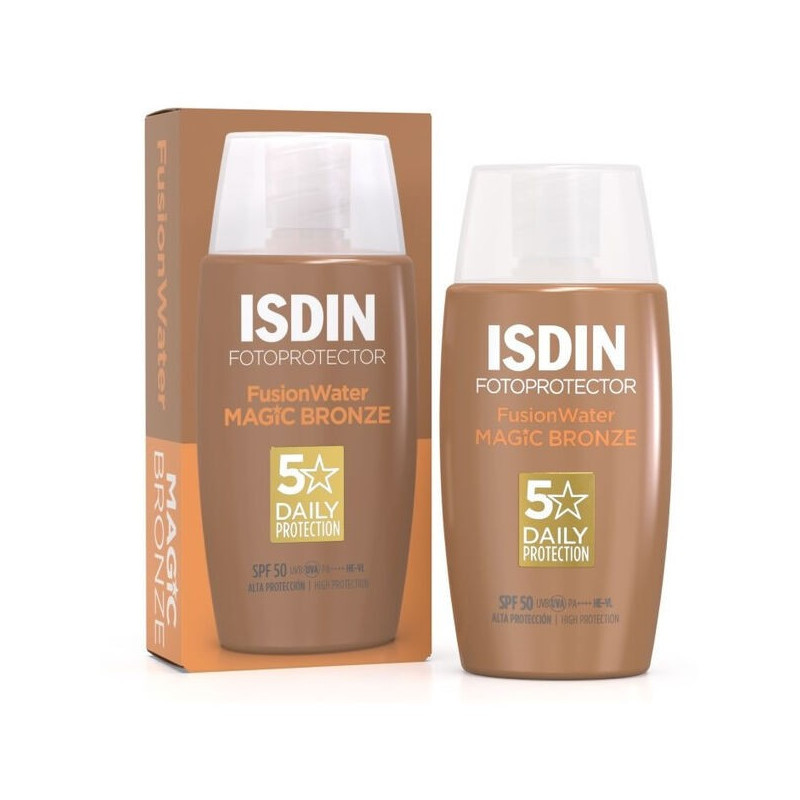ISDIN SPF 50+ FUSION WATER MAGIC BRONZE 50 ML