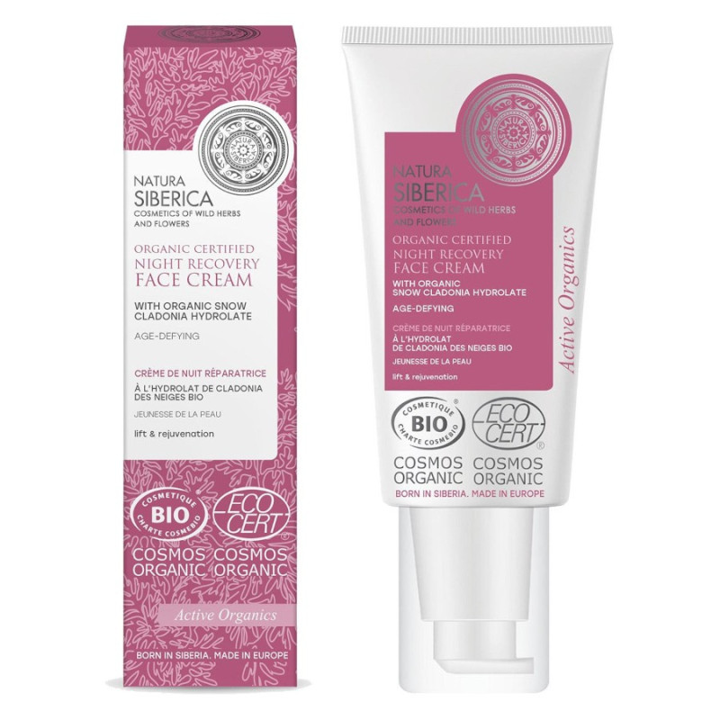 Natura siberica crema de noche reparadora