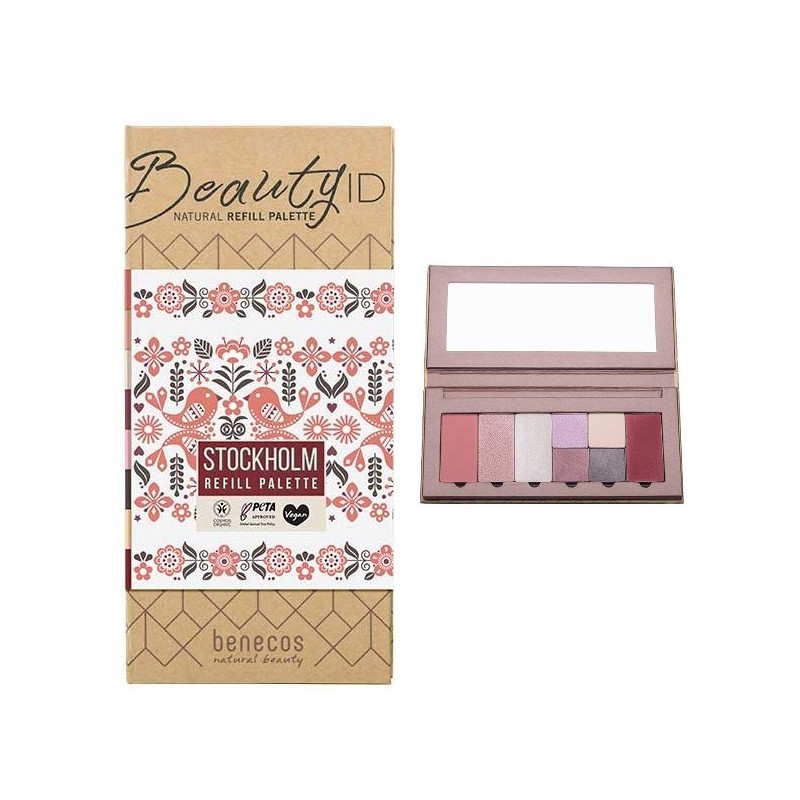 Benecos Stockholm Paleta de maquillaje precargada grande 18 g