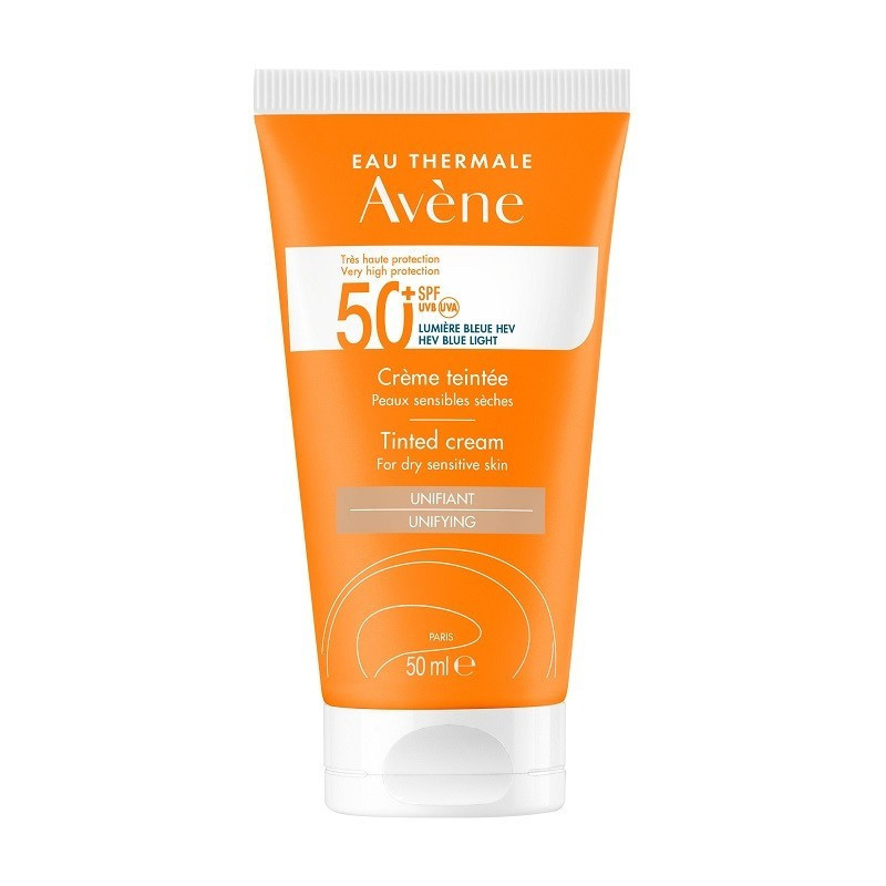 Avène Solar Crema con Color Piel Sensible Seca SPF50+ (50ml)