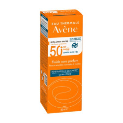 AVENE FLUIDO SIN PERFUME SPF50+ 50ML