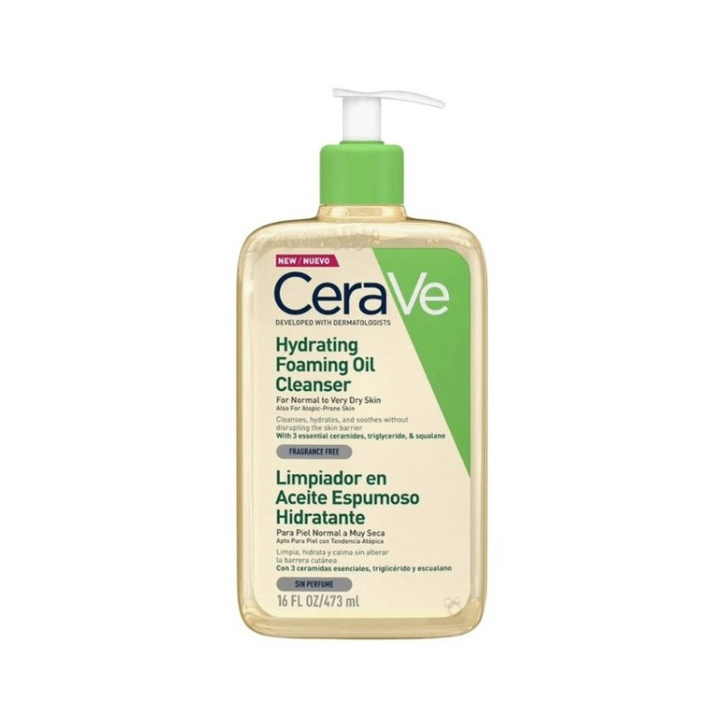CERAVE ACEITE LIMPIADOR ESPUMOSO 473ML