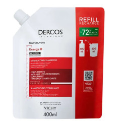 Dercos Champú Suplemento Anticaída Energizante 400ml