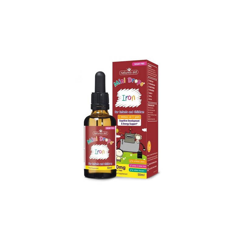Natures Aid Hierro Mini Gotas 50ml